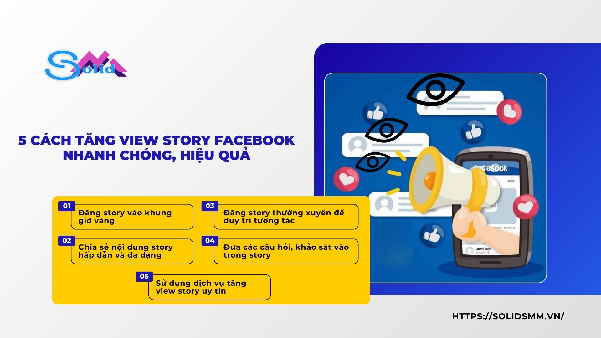 cách tăng view story facebook nhanh chóng, hiệu quả